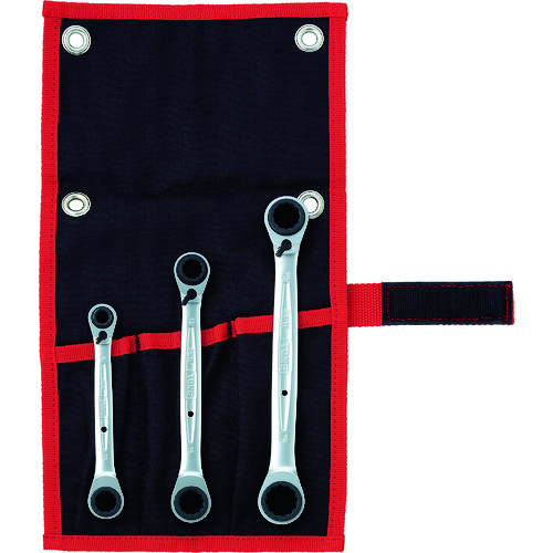 音调4向Ratchet眼镜扳手套件3PCS RMW300