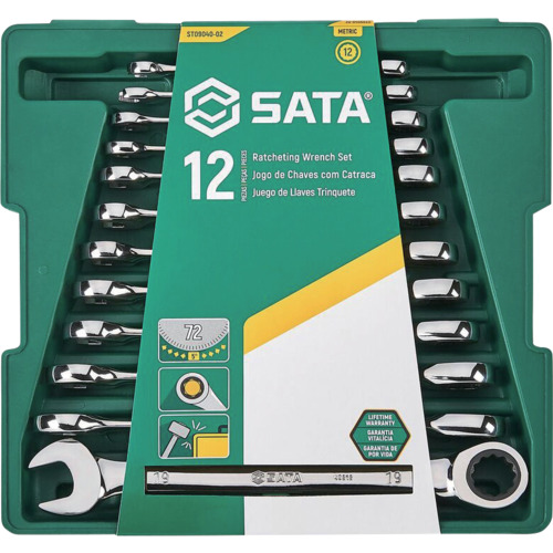 SATA组合棘轮扳手套件（12件） ST09040-02