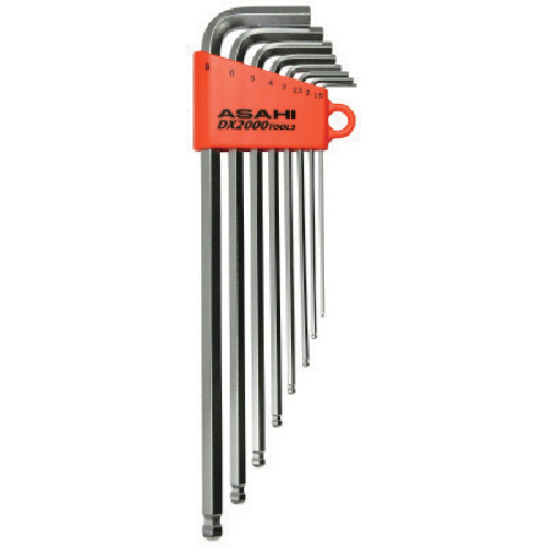 Ash Long Ball Point Hexagonal Wrench套件8 AQS0880