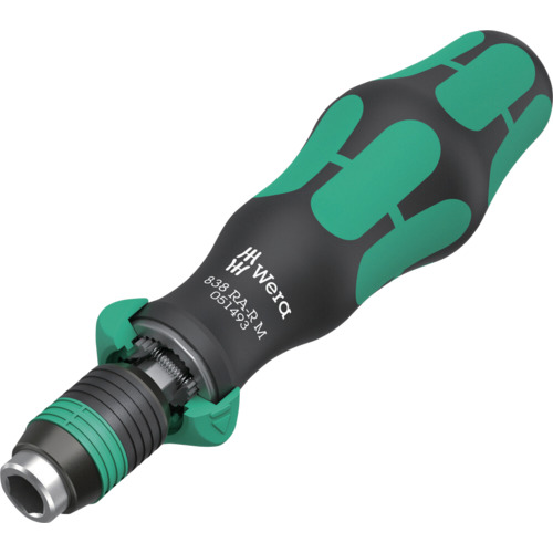 WERA 838 RA-R M替换位持有器，带有棘轮功能6.35mm 051493