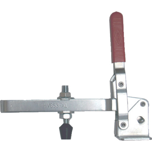 Tsunoda垂直手柄式夹具（向下压脚型）编号HV653-XL：夹紧压力1.1-3.4KN KC-HV653-XL