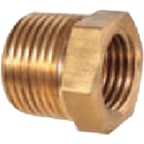 Pulsar Lub Fittings 1/4&ldquo; F X 3/8&rdquo; M适配器（黄铜） A006