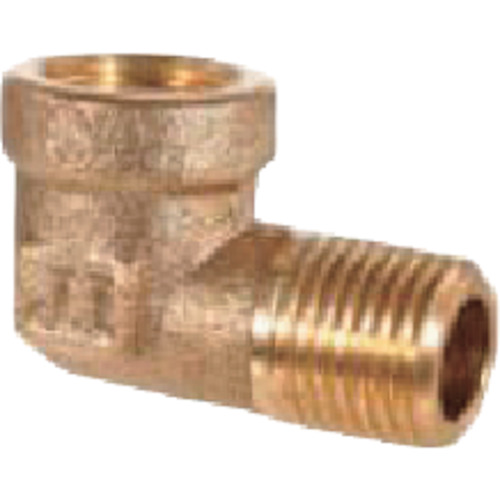 Pulsar Lub 90&deg;肘1/4&ldquo; m x 1/4&rdquo; f适配器（由黄铜制成） A021