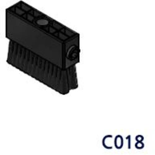 Pulsaruv平坦宽尼龙刷，用于机油自动补充 C018