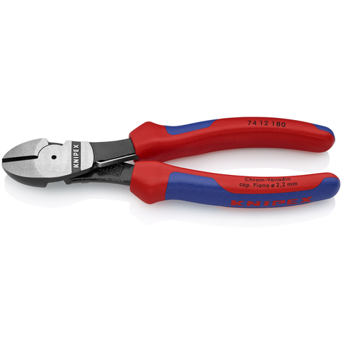 knipex牢固的nipper，春季180mm 7412-180
