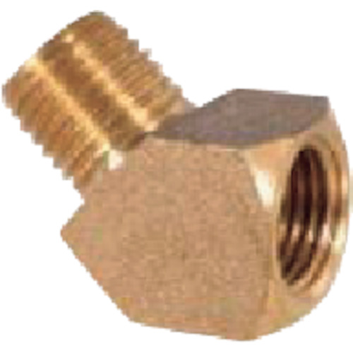 Pulsar Lub 45&deg;肘1/4&ldquo; m x 1/4&rdquo; f适配器（由黄铜制成） A023