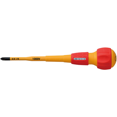 附件绝缘驱动器尖端+2 x轴长度100mm尖端轴直径&phi;5mm总长度217mm 7920-2-100