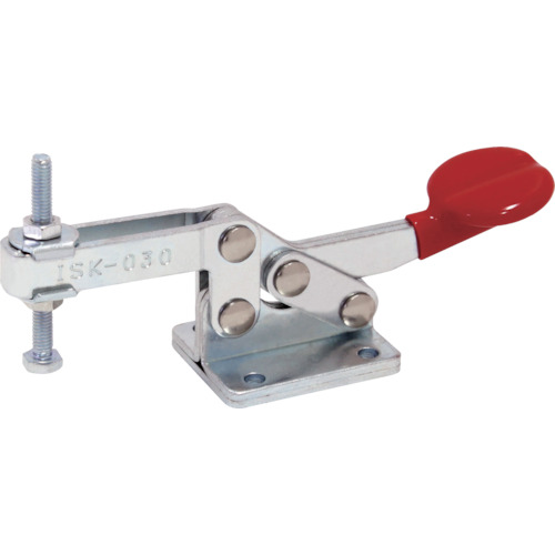 IRA下压脚型拨动夹具钢钢水平手柄（31106）夹具臂运动角度65&deg;法兰底座拧紧力0.3KN ISK-030