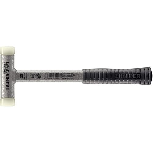 Halder Supercraft Hammer钢柄尼龙（白色）头直径25mm，长270mm 3377.025