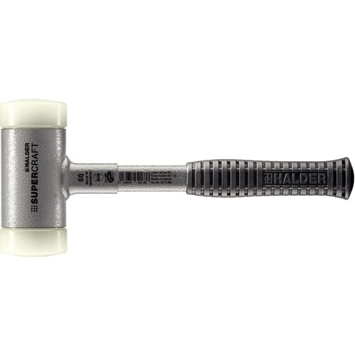 Halder Supercraft Hammer钢柄尼龙（白色）头直径60mm，长度为325mm 3377.060