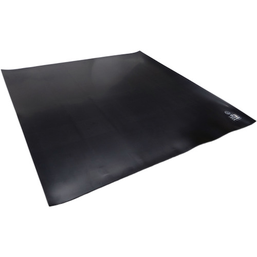 Watabe电抗性橡胶垫3T（黑色/平坦），以1m x 1m或更少 457-1M