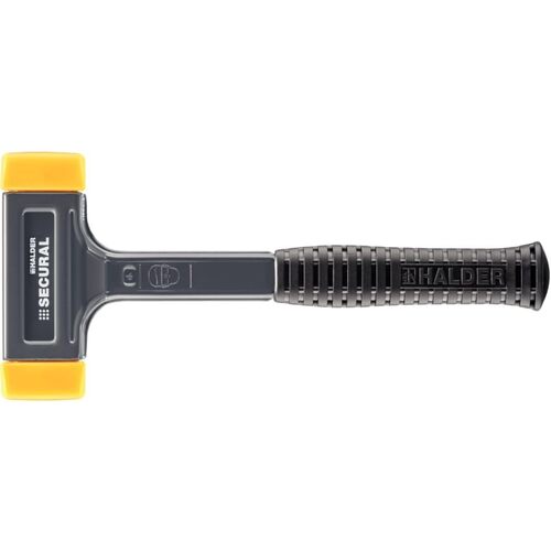Halder Secural Hammer聚氨酯（黄色）头直径35 x 45毫米 3380.045