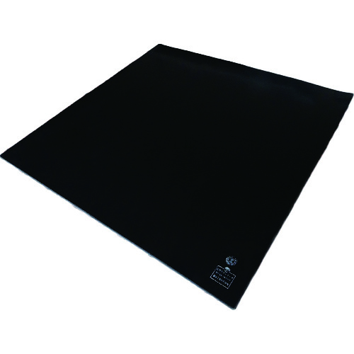 Watabe电抗性橡胶垫10T（黑色/平底），以1m x 1m或更少 455-1M