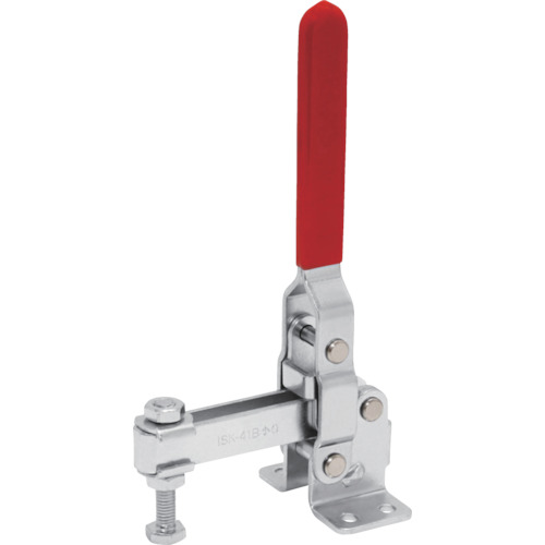 irara向下压脚型拨动夹具固定垂直手柄（31318）夹具臂运动角度105&deg;法兰底座拧紧力2.0KN ISK-41BS0