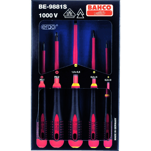 Bahco Ergo绝缘型驱动程序 BE-9881S