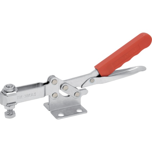 ikura向下压脚型切换夹具钢钢水平手柄（31211）夹具臂运动角度85&deg;法兰底座拧紧力3.0KN ISK-38KL0