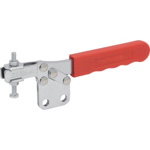 ikura向下压脚型切换夹具钢钢水平手柄（31202）夹具臂运动角度75&deg;直底基拧紧力2.5KN ISK-38SS0