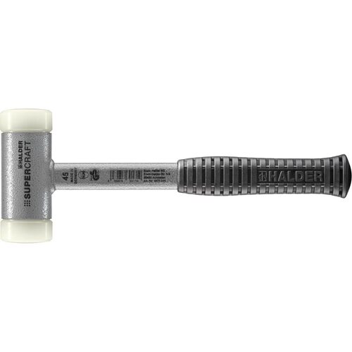 Halder Supercraft Hammer钢柄尼龙（白色）头直径为45mm，长310mm 3377.045