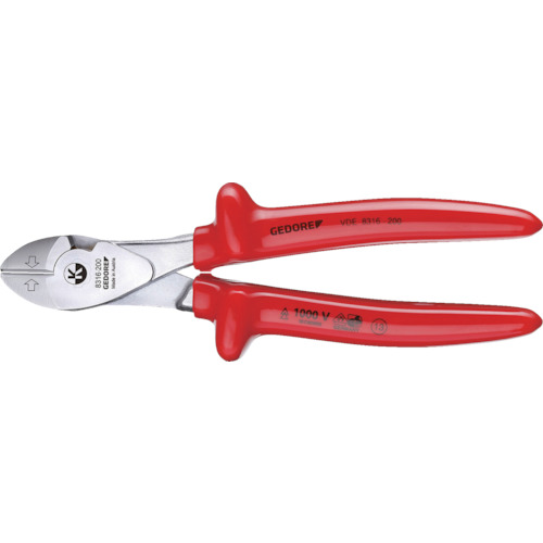[停产] Gedore隔热的强钳200mm 6742570