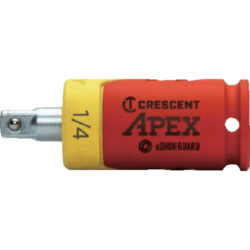 Apex工具Eshok-Guard&trade;6.35mm绝缘套接字适配器 CAEAD316