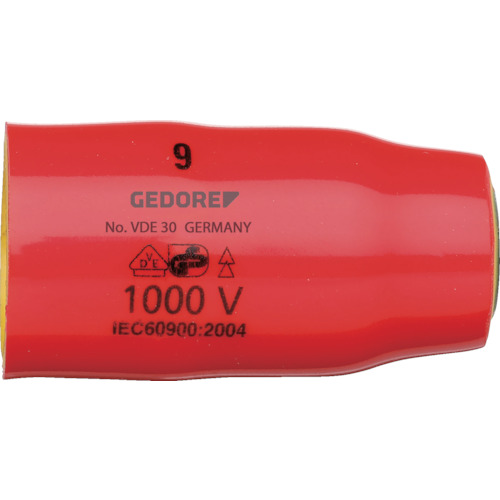 [有限的库存] GEDORE [售罄并停产]隔热插座3/8，16mm相对的侧面 2946475