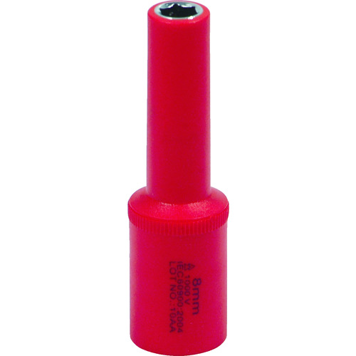 Tech-EV绝缘插座3/8深六角形，对面8mm OLC652008SA