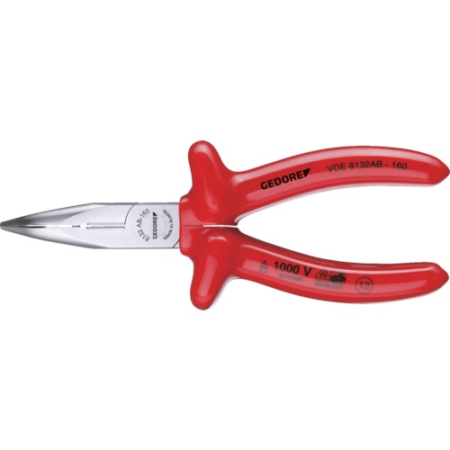 [有限的库存] Gedore [售罄并停产]可弯曲的无线电钳，带有绝缘提示 6721810