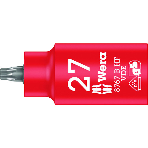 WERA 8767 B VDE绝缘固定功能位插座TX 27 004922