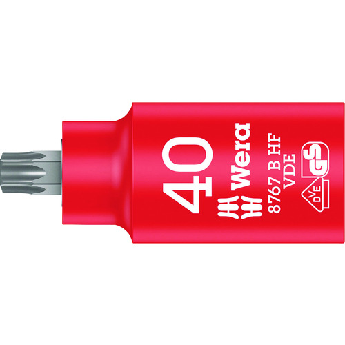 WERA 8767 B VDE绝缘持有娱乐fun bit socket TX 40 004924