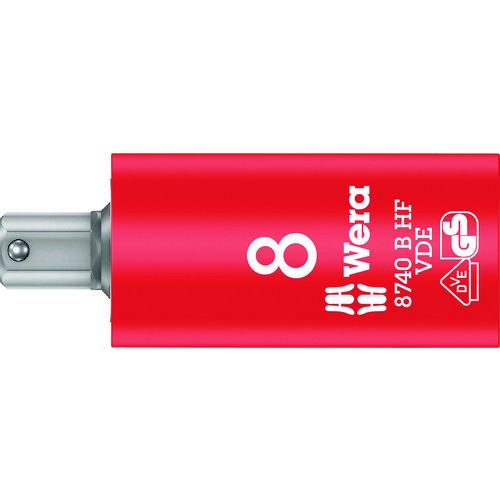 WERA 8740 B VDE绝缘保持功能位插座SW 8.0 004903