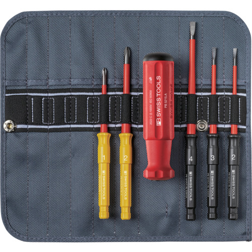 PB瑞士工具可更换5个回滚的可替换绝缘驱动器集 5216SU