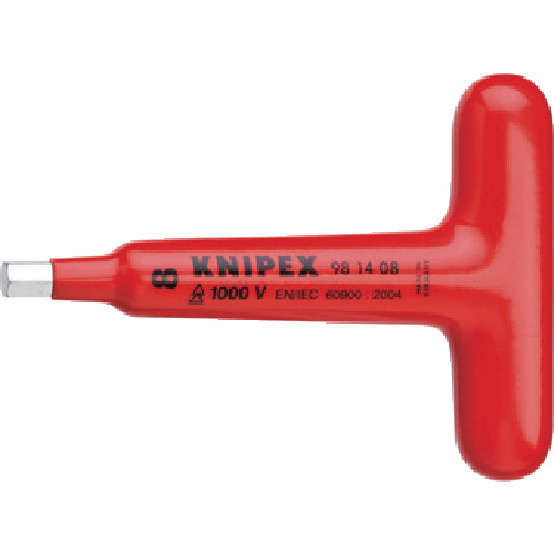 [有限的库存] knipex [售罄并停产]隔热1001VT型六边形扳手6mm 9814-06
