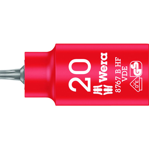 WERA 8767 B VDE绝缘持有趣味位插座TX 20 004920