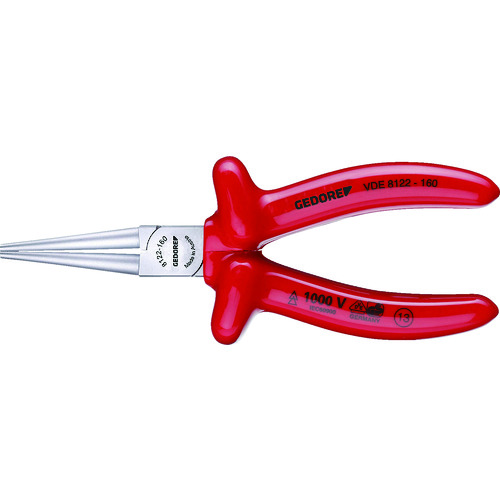 [有限的库存] GEDORE绝缘圆形钳子 6717110