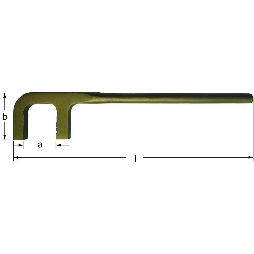 AMPCO瑞士爆炸阀轮扳手钩方形30mm CX1250B