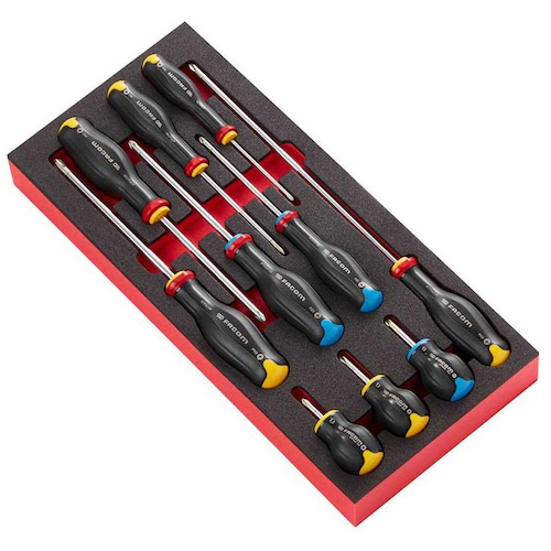 Facom螺丝刀套件Modm。 AT5 Protwist 10件 MODM.AT5