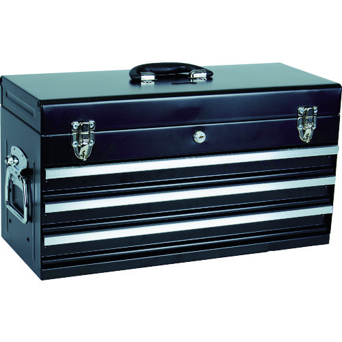 Trusco工具箱（3层类型）哑光黑色 T-533BK