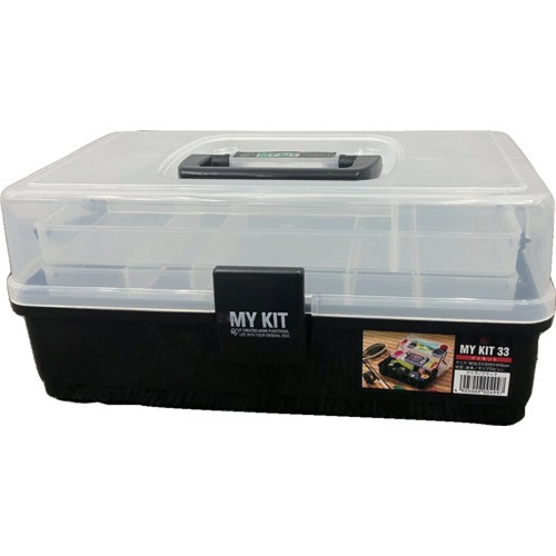 Iris 237118附件盒我的套件325 x 190 x 150透明/黑色 33-BL