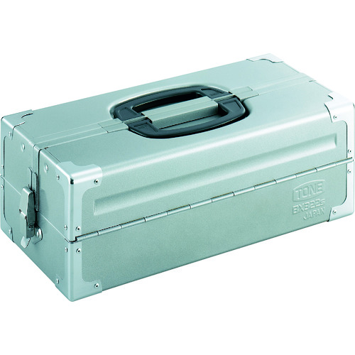 音调钢工具盒工具盒（金属）V形2层银色外部尺寸160mm BX322SSV