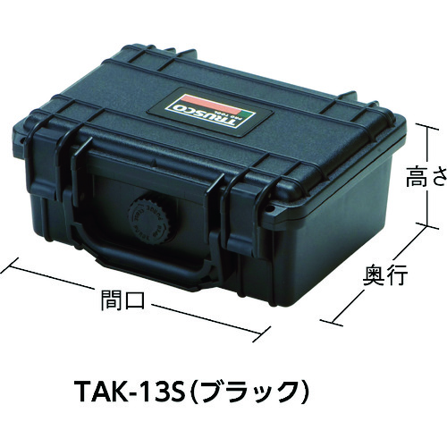 Trusco保护套工具盒黑色SM 240 x 198 x 108 TAK-13SM