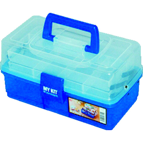 Iris 237172附件盒我的套件270 x 160 x 150透明/蓝色 27-B