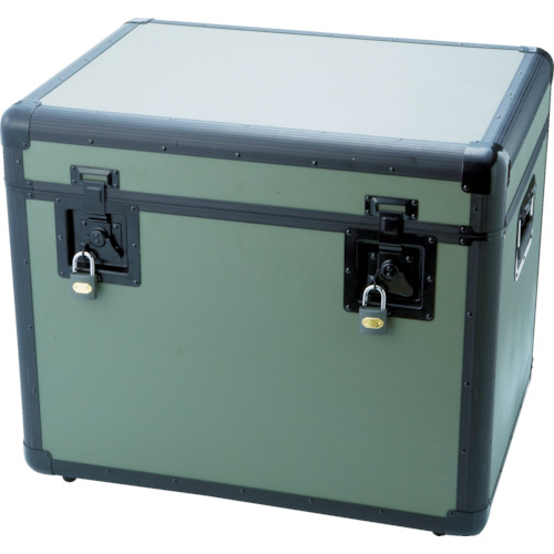 [停产] Trusco Universal铝制储物盒橄榄色单调610x457x508 TAC-610OD