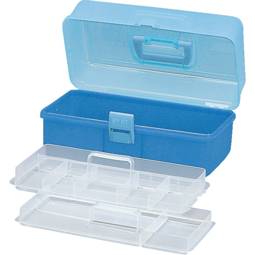 [停产] Iris 237590配件案例我的套件370 x 200 x 180透明蓝色 360-B