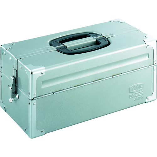 音调钢工具盒工具盒（金属）V形2层型银外尺寸195mm BX322SV