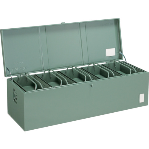 ＴＲＵＳＣＯ　中型车载用工具箱　中皿付　１２００Ｘ４２０Ｘ３７０ F-12000