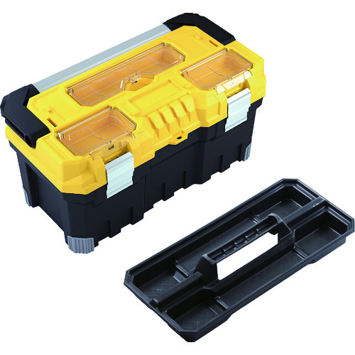 [停产] P/P树脂工具箱工具箱泰坦泰坦profesional NT22AS阳极氧化黑色（黄色盖）外径尺寸：554 x 286 x 276毫米 NT22AS