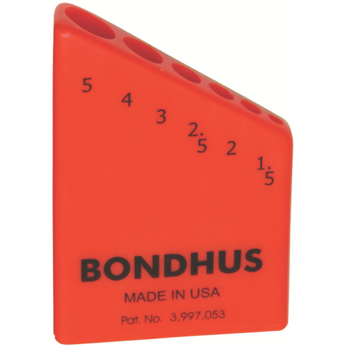 6毫米套件的Bondhus Bondex案例 K-6