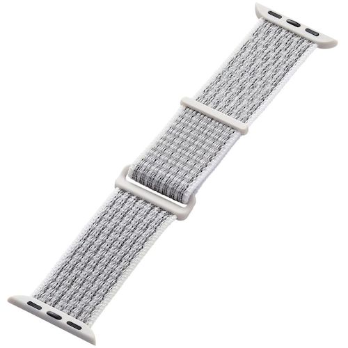Elecom Apple Watch 41/40/38mm带面料白色 AW-41BDFBWH
