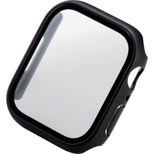 Elecom AppleWatch系列7 45mm全套外壳高级玻璃反射黑色 AW-21AFCGMBK