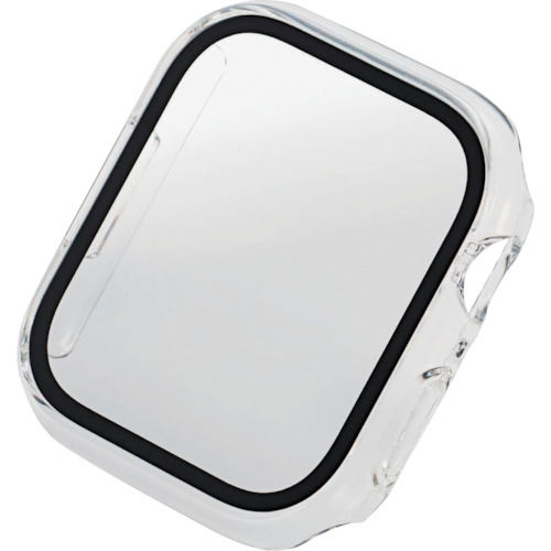 Elecom AppleWatch系列7 45mm全套盒高级玻璃高透明清除 AW-21AFCGCR